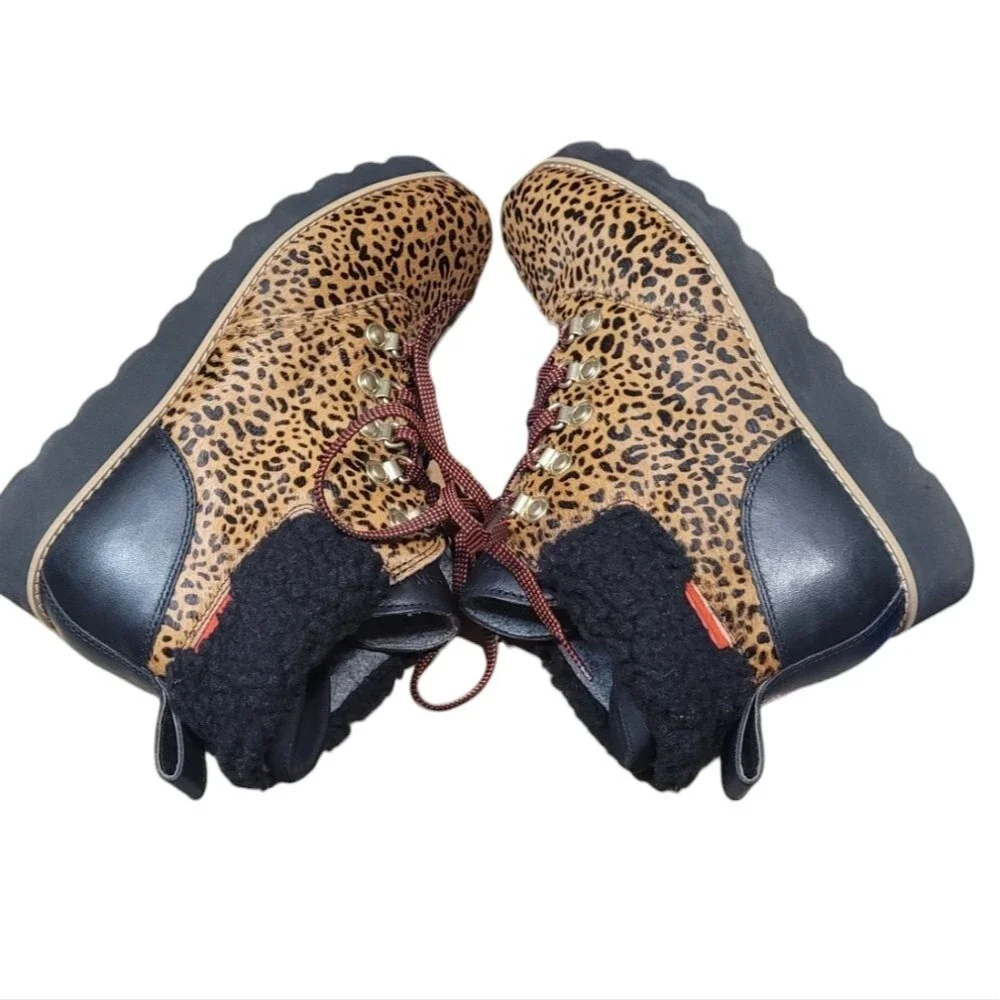 Cole Haan Leopard Print Boots